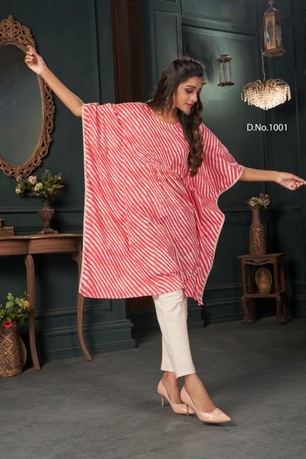 Banwery Kaftans Fancy Cotton Festive Wear Kurti 